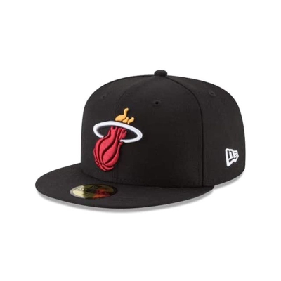 Miami Heat Gorra | New Era NBA Wool Standard 59fifty Fitted Cap Mexico - Negros